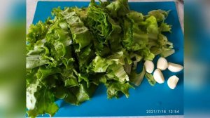 ЛИСТОВОЙ САЛАТ С ЧЕСНОКОМ  НА ЗИМУ #Вкусняшки_от_Наташки