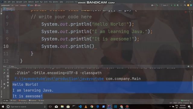 output in Java | tutorial 04 | java tutorials series | Java programming language from scratch |#jav