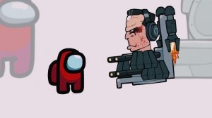 Among Us Mini Crewmate Kill Skibidi Toilet Multiversus #amongus #skibitube #damnseconds