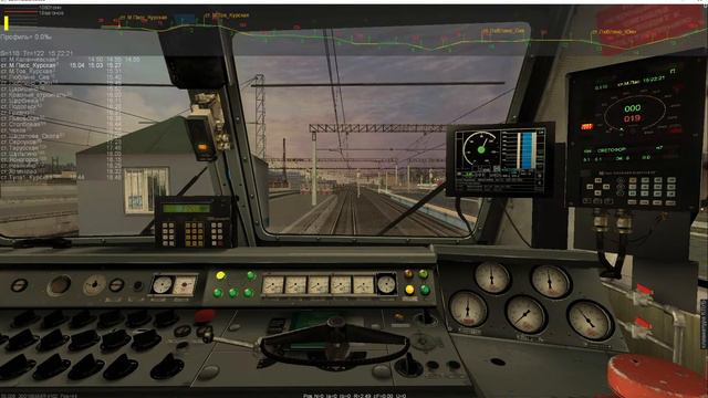 Скорый поезд №017Й Москва-Севастополь на участке Москва-Белгород смотреть онлайн