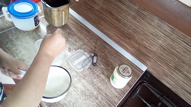 Квашенная сметана из козьего молока. смотреть онлайн