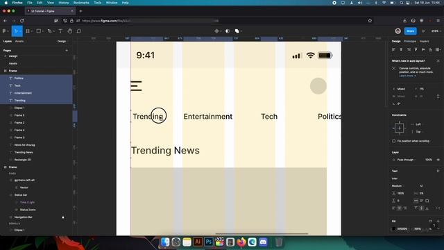 Design a Newsfeed App UI on Figma | Tutorial for Beginners • Learn UI/UX Design ⚡️ смотреть онлайн
