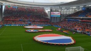 Фантастическое исполнение гимнов Франции и Перу на матче в Екатеринбурге