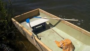 Пенопластовая лодка.  JonBoat. Джонбот. После испытаний...