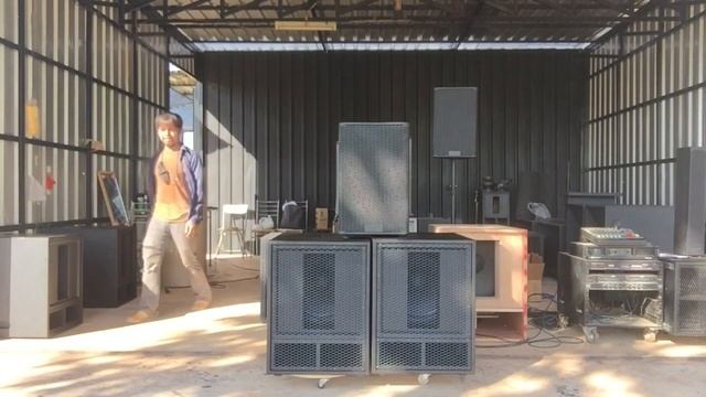 Поставил цветок 15 дюймов, бренд p audio, как звук, протестировал сабвуфер корпусный динамик OD15 смотреть онлайн