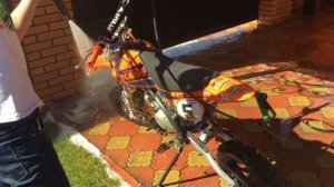 Правильная мойка питбайка перед летом