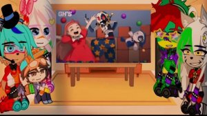 Security Breach Reacts to Two Face 2(Darkside)||(5/?)||FNAF SB||Gacha Reaction