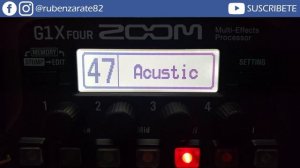ACUSTIC SIM Patch - Zoom G1/G1X Four - G3N/G3XN - G5N ?