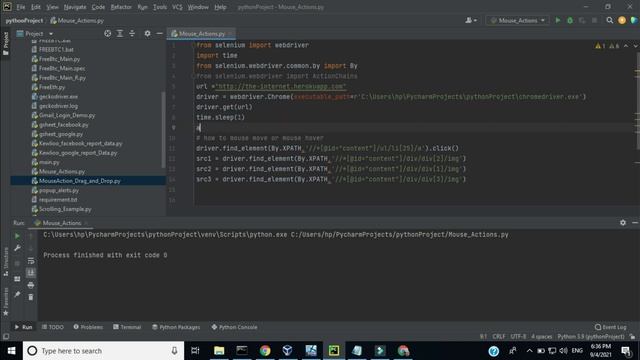 How to handle Mouse Action in Selenium with Python by Ravi Kumar