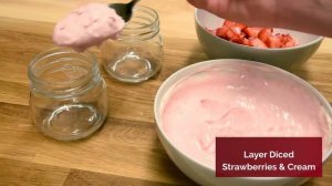 No Bake Strawberry Cheesecakes