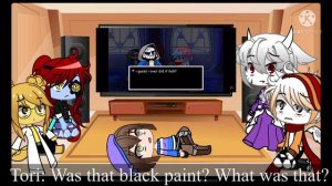 Undertale reacts to Dusttale FNF mod | Part 4 |