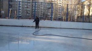 Заливка льда своими руками