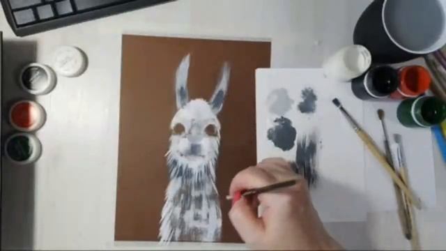 Рисуем вместе. Альпака.