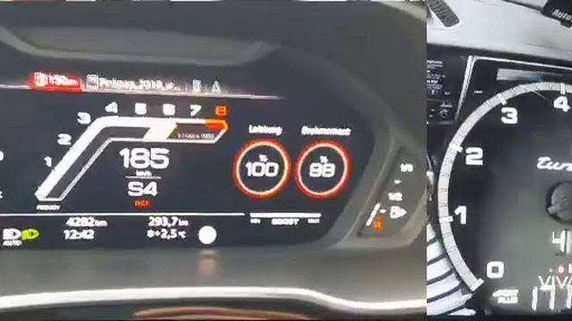 Porsche Macan Turbo vs RSQ3 APR 100-200 смотреть онлайн