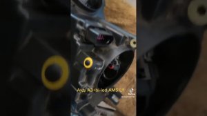 Ауди А3 установка bi-led AMS U1