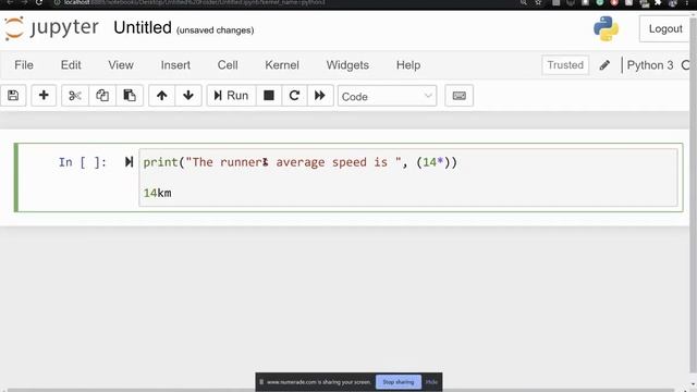 Assume a runner runs 14 kilometers in 45 minutes and 30 seconds Write a program смотреть онлайн