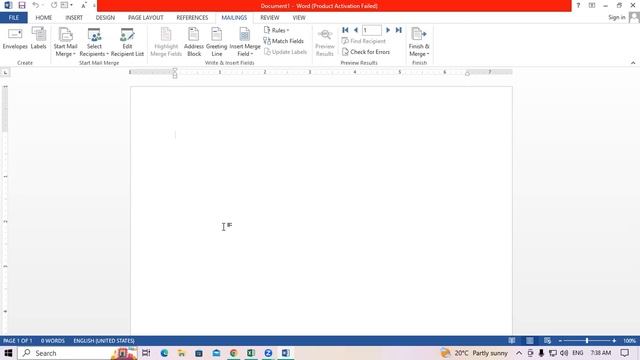 About Mailing Tab in Ms Word | GIT Education смотреть онлайн