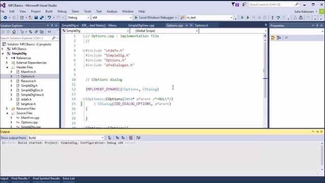 VC++ / C++ MFC Tutorial 1: Creating A Dialog Box For User Input