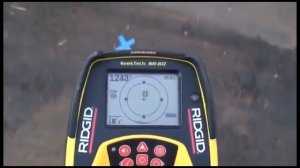 Трассопоисковый приемник RIDGID SR-60. Локализация зонда