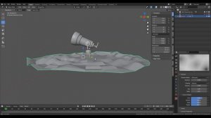 Modeling and Texturing a Stylized Telescope and Grass - Timelapse