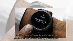 Galaxy Watch update brings fixes Samsung fans have been waiting for