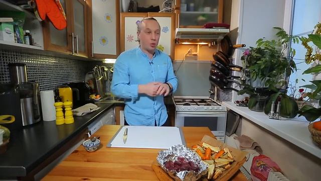 Зимний салат из печеных овощей смотреть онлайн