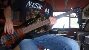 Amon Amarth - The Pursuit Of Vikings Bass Cover (With some of the guitar melodies)