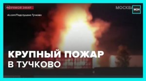В поселке Тучково Подмосковья произошел пожар - Москва 24