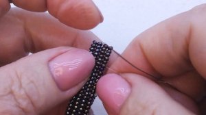 Колье Глаза ящерицы из бисера и бусин.Техника плетения ндебеле Для начинающих подробный мастер клас