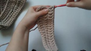 МК двойная подошва для тапочек из трикотажной пряжи Зефирка | how to knit a sole for home Slippers