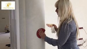 Роспись колонн под мрамор