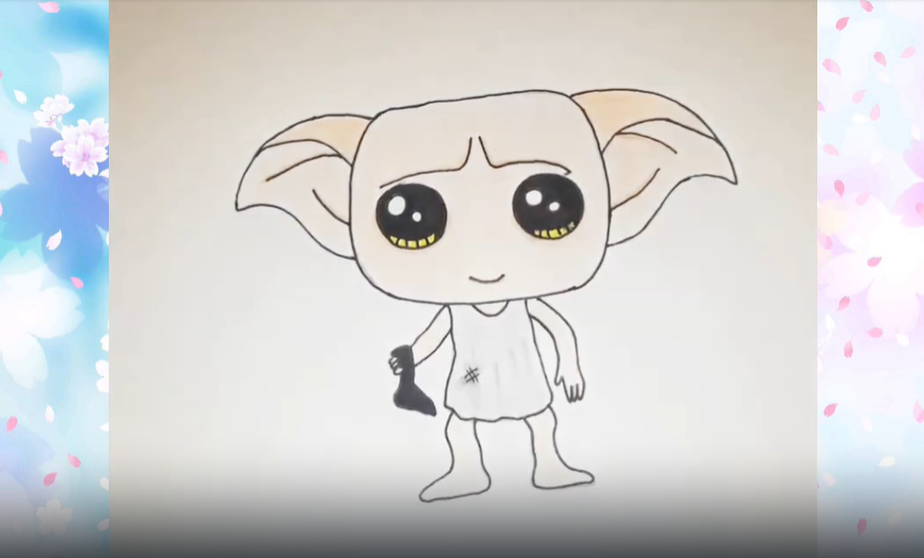 Рисуем Добби из Гарри Поттера смотреть онлайн