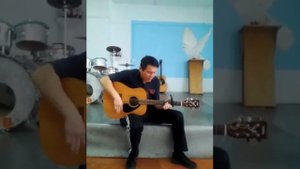 Упала птица в камыши - на гитаре