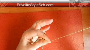 МК: цепочка фриволите interlocking split rings