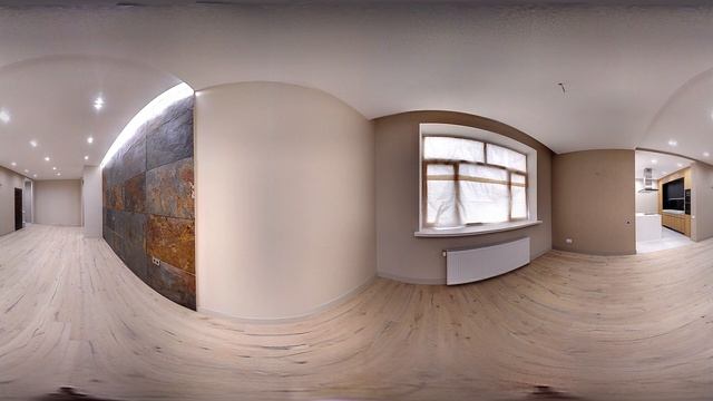 №2 Панорама 360° 3-х комнатная квартира в Тюмени 129,3 кв. м, Малыгина 90, ЖК "Паруса", вторичка смотреть онлайн