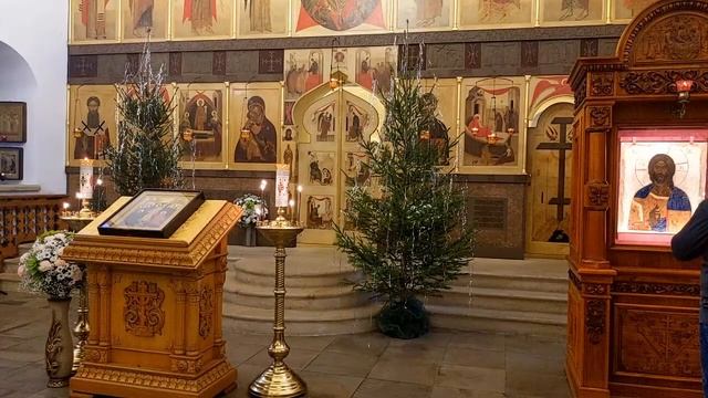 Неделя 29-я по Пятидесятнице, пред Рождеством Христовым, святых отец. смотреть онлайн