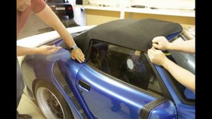 Перетяжка крыши кабриолета Marcos GT