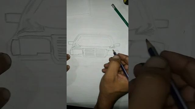 how to draw a Mersedes как нарисовать машину мерседес машина чиз