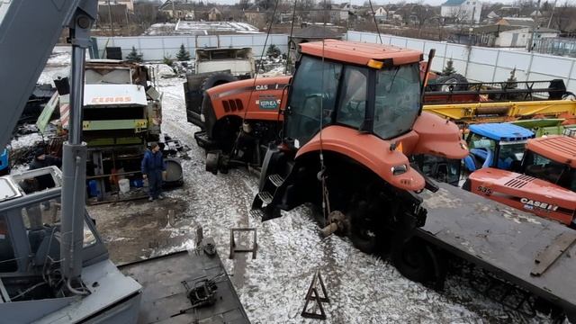 Разборка трактора и комбайны смотреть онлайн