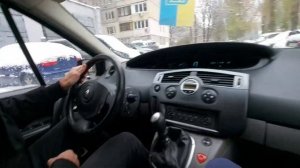 Первый снег! Летняя резина! Renault Scenic 2. Незаводится!!! #renault #scenic #scenic2 #реносценик