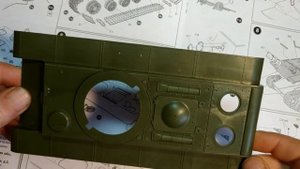 Сборка модели КВ -1.