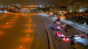 Ночной новогодний Саранск