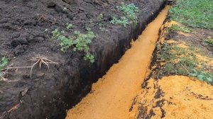 Прокладка труб наружной канализации