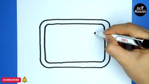 Как нарисовать футбольное поле поэтапно/How to draw a Soccer Field ,Step by step