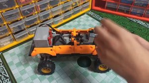 КРУТОЙ маленький ВНЕДОРОЖНИК из лего техник. часть 2