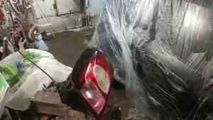 Как снять тонировку с фар. Тонированный лак. Полировка фар