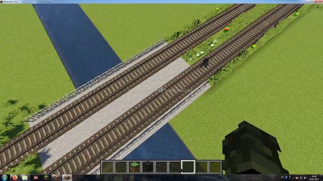 как сделать переезд на рельсах без паков на рельса. смотреть онлайн