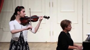 И.С. Бах. Концерт Ми мажор (I часть). Лиза Мосиенко