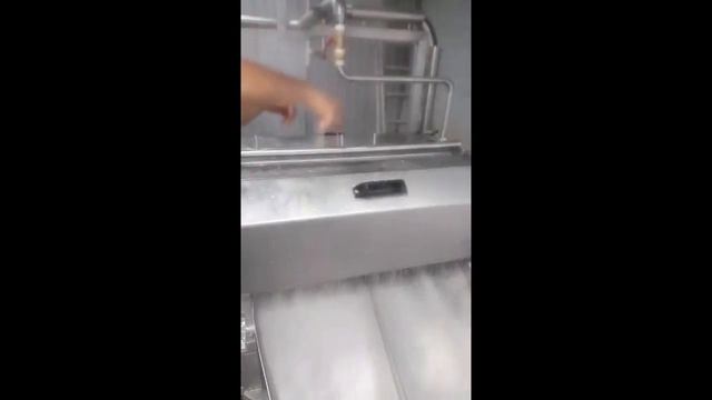 Автоматическая линия для обработки черевы свиней/МРС смотреть онлайн