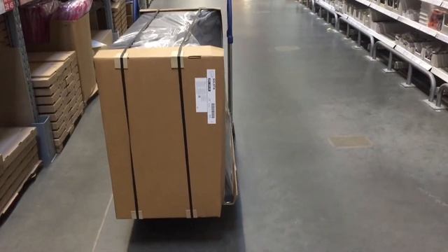 Упаковка дивана СОЛЬСТА ИКЕА смотреть онлайн